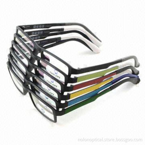 Matt black ultem spectacles frame